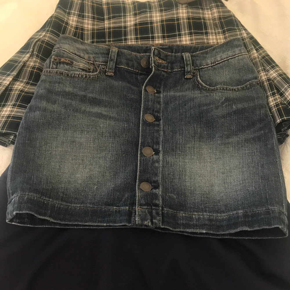 Lot of Ralph Lauren polo girls skirts- worn once!